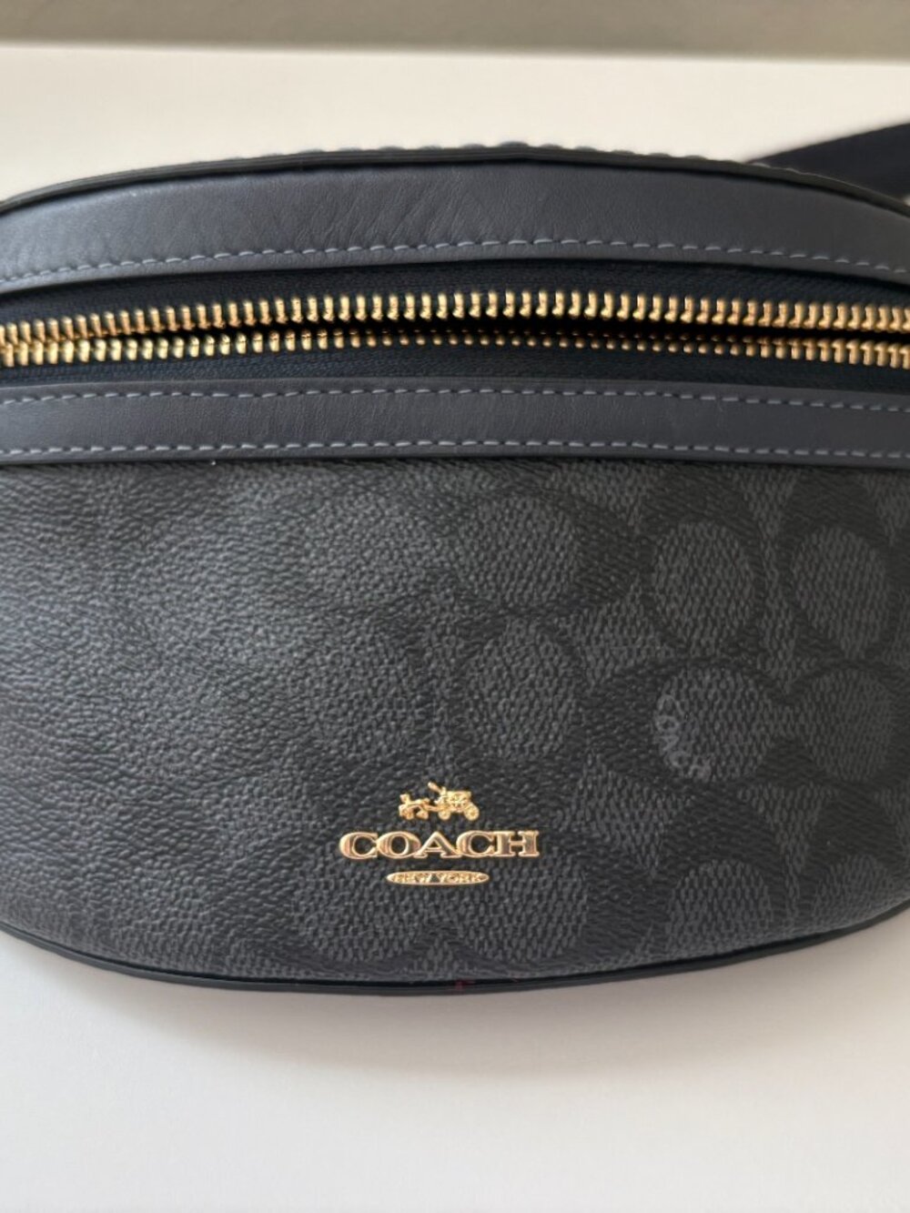 coach pebble leather bethany belt shoulder waist bag